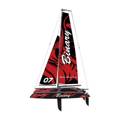 JOYSWAY BINARY 400MM MINI CATAMARAN SAILBOAT RTR RED