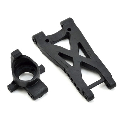 MST HT SHORT REAR LOWER ARM (4 HOLES) & WHEEL HUB