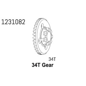 Crown Gear 34T CR4.4 Crown Gear 34T CR4.4