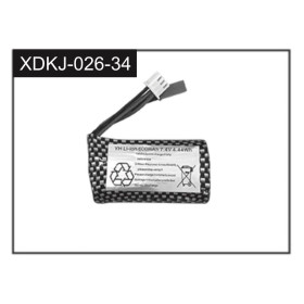 7.4V Li-Ion Battery 600mAh 7.4V Li-Ion Battery 600mAh