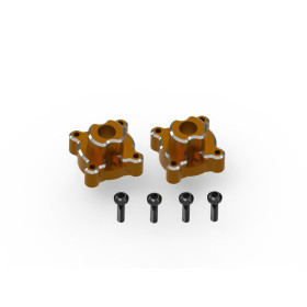 Aluminum Rear Hub Set (Orange-2pcs) Aluminum Rear Hub Set (Orange-2pcs)