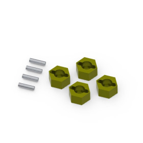 7mm Hex Hub Set (Brass-4pcs) 7mm Hex Hub Set (Brass-4pcs)