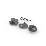 Aluminum Center Gear Box Set (Gunmetal)