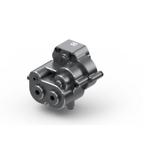 Aluminum Center Gear Box Set (Gunmetal) Aluminum Center Gear Box Set (Gunmetal)