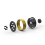 CS8 Steel Beadlock Wheel 1.2in (Black-4pcs)