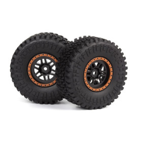 Assembled Wheel & Tyre (Orange-2pcs) Assembled Wheel & Tyre (Orange-2pcs)
