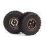 Assembled Wheel & Tyre (Orange-2pcs)