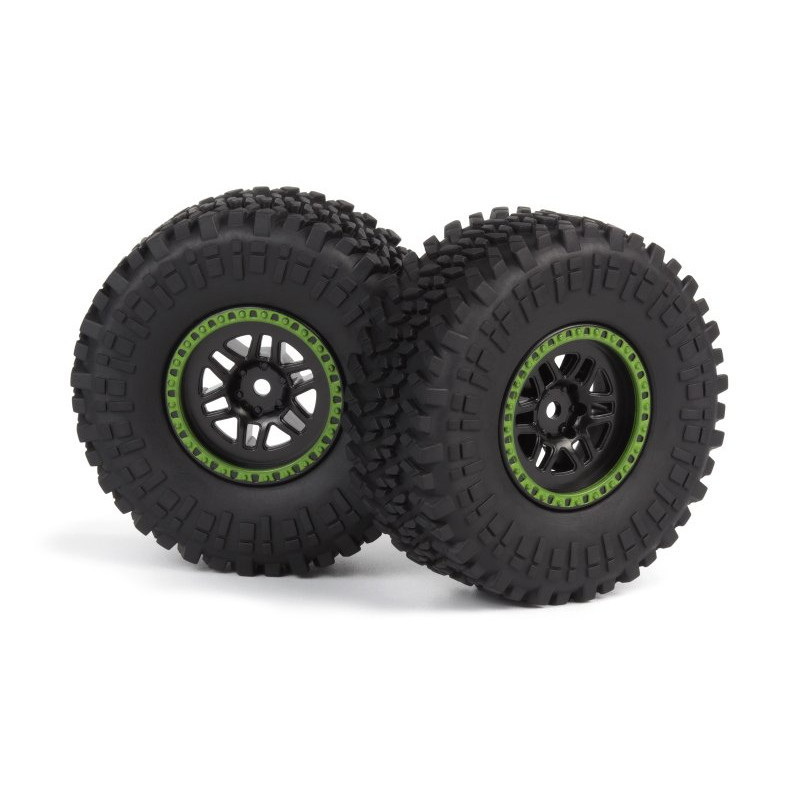 Assembled Wheel & Tyre (Green-2pcs) Assembled Wheel & Tyre (Green-2pcs)