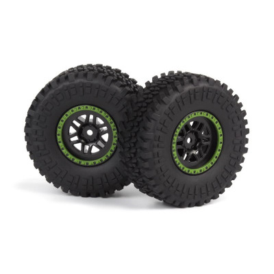 Assembled Wheel & Tyre (Green-2pcs)