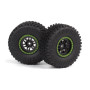 Assembled Wheel & Tyre (Green-2pcs)