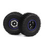 Assembled Wheel & Tyre (Blue-2pcs)