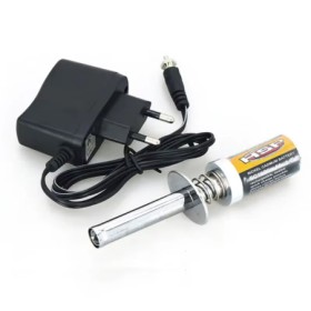 GLOW STARTER W/ 1800mAh BATTERY & CHARGER GLOW STARTER W/ 1800mAh BATTERY & CHARGER