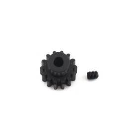 Gear, 14-T pinion (32-p), heavy duty (machined, hardened steel) (fits 3mm shaft) Gear, 14-T pinion (32-p), heavy duty (machined, hardened steel) (fits 3mm shaft)