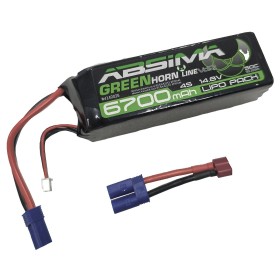 Greenhorn Vol.2 LiPo 4S 14,8V-50C 6700 SC (EC5/T-Plug) Greenhorn Vol.2 LiPo 4S 14,8V-50C 6700 SC (EC5/T-Plug)