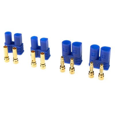 Connector - EC-2 - Gold Plated - Male + Female - 2 pairs