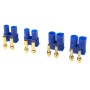 Connector - EC-2 - Gold Plated - Male + Female - 2 pairs
