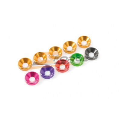 Washer M4 "Purple" for countersunk screws, Aluminium (10pcs)-GF-0405-042