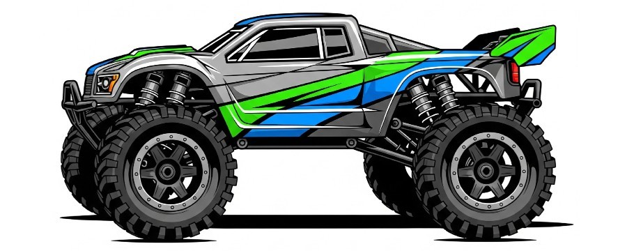 Carroçarias 1/10 Monster - PGM Modelismo